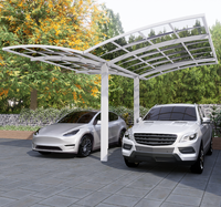 Parking de voiture en métal d'auvent en aluminium extérieur moderne et durable