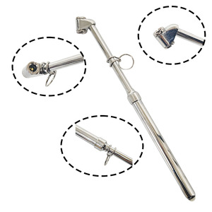 10-150 PSI Durable Truck <b>Tire</b> air Gauges Heavy Duty Straight-on Dual Head <b>Tire</b> Pressure Gauge - Product Image 3