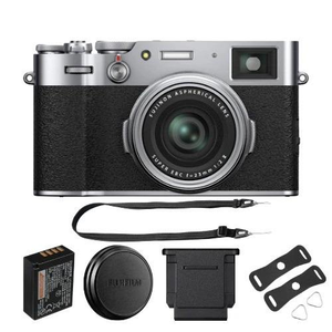 Cámara de Vlog sin Espejo <span class=keywords><strong>FujiFilm</strong></span> X100VI Plateada de Alta Calidad y Bajo Precio, CMOS con Estabilización Electrónica de Imagen, Lista para 8K, Tarjeta TF - Product Image 1