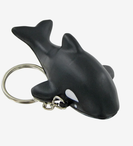 Portachiavi Orca Antistress Personalizzabile con Logo, Giocattolo in Schiuma PU per Alleviare lo Stress, Regalo all'Ingrosso - Product Image 2