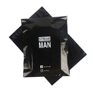 Pantone Black Strong Adhesion Sealing <b>Plastic</b> Courier Bag Manufacturer Transport Packaging Mailer Bag for Apparel - Product Image 3