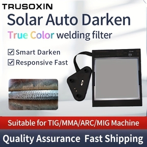 Masque de Soudure à Assombrissement Automatique Solaire True Color Out Control Big View Eara 4 Arc Sensor DIN5-DIN13 pour Soudage TIG MIG MMA - Product Image 2