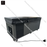 Bak Mandi Es & Pendingin Luar Ruangan Desain Baru dari Baja Anti Karat 1 HP untuk Pemulihan dengan Efisiensi Tinggi