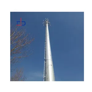 소스 공장은 맞춤형 텔레콤 스틸 구조 모노폴 안테나 타워 통신 타워를 제조합니다