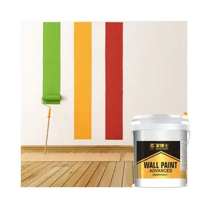 Atacadista edifício água com base alcalino resistente branco emulsão parede pintura Interior Wall Paint