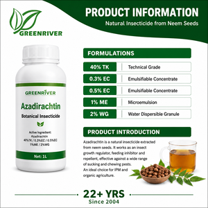 Azadiractina 40%TK / 0.3%EC / 0.5%EC / 1%ME / 2%WG <span class=keywords><strong>Insecticida</strong></span> y Acaricida Botánico en Polvo <span class=keywords><strong>para</strong></span> el Control de Plagas de Ácaros - Product Image 2