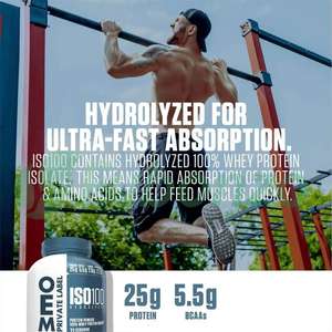 ผงโปรตีน100อาหารเสริมสำหรับยิม ISO ที่มีโปรตีนไฮโดรไลซ์25กรัม100% แยกโปรตีนโปรตีนโปรตีนโปรตีน Creatine - Product Image 2