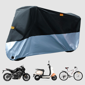 Ingrosso copri <span class=keywords><strong>moto</strong></span> portatile di alta qualità Super morbido resistente ai raggi UV <span class=keywords><strong>impermeabile</strong></span> resistente alla pioggia XL XXL fatto 210D Oxford viene borsa - Product Image 2