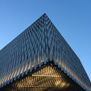 Panneau de mur-rideau en aluminium contemporain, anodisé, revêtement extérieur, imperméable, ignifuge, façade de bâtiment - Product Image 1