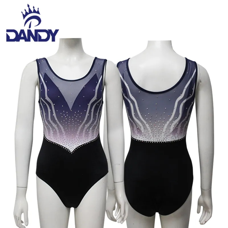 แรนดี้ Custom คุณภาพสูงสไตล์ Leotards ยิมนาสติกสาวเซ็กซี่ Leotard