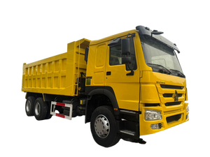 รถบรรทุกหนักมือสอง 6x4 ดีเซล เกียร์ธรรมดา พวงมาลัยซ้าย 2 ที่นั่ง ภายในห้องโดยสารสีเหลือง - Product Image 6