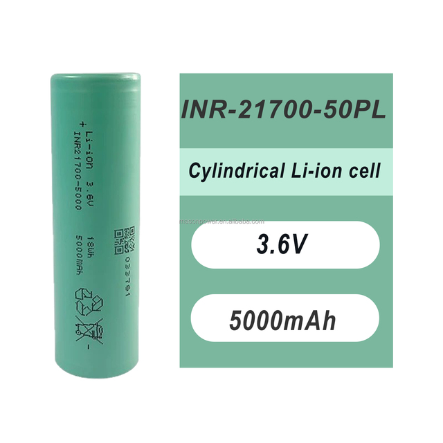 100% Original 5000mAh 21700 Lithium Ion Battery 50PL Discharge High Capacity Cell for Electric Vehicles