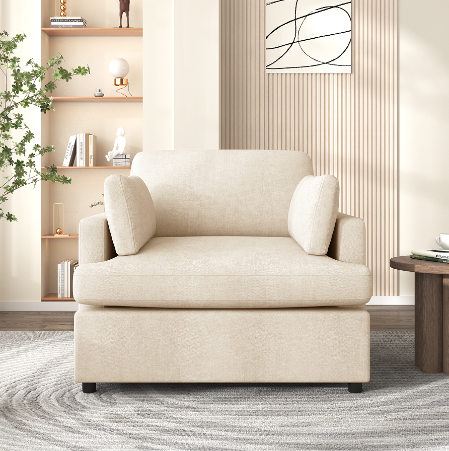 Beige + Polyester