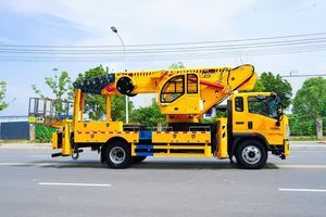 Sinotruk HOWO Cab With Sleeper 7 Sections Boom Aerial Lift Work Basket Platform <b>Truck</b> For Sale At Competitive Factory Price - Product Image 4