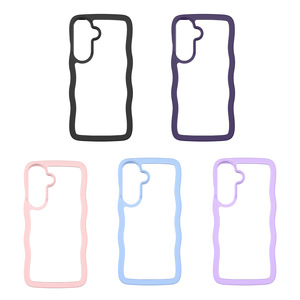 Pour <span class=keywords><strong>Samsung</strong></span> S26 Series <span class=keywords><strong>Coque</strong></span> transparente ondulée tendance en TPU et PC pour S25 Ultra S24 S23 Series - Product Image 6