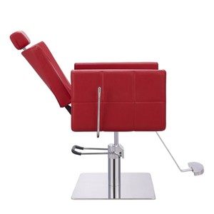 Poltrona Reclinabile Idraulica Rossa <span class=keywords><strong>per</strong></span> <span class=keywords><strong>Salone</strong></span>, Sedia da Barbiere <span class=keywords><strong>per</strong></span> Parrucchiere, Arredamento <span class=keywords><strong>per</strong></span> <span class=keywords><strong>Salone</strong></span> di Bellezza e Barbiere - Product Image 3