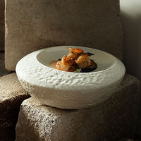 Vaisselle en céramique pour événements, assiettes à soupe, autres articles de vaisselle de qualité hôtelière, plateau à dessert VIP pour restaurant moléculaire, bol à apéritif en porcelaine