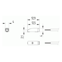 Connecteur de câblage rapide BJB 46.131.2001-0 MiniFlex 1 pôle pour bornier SMD sur circuit imprimé pour éclairage LED