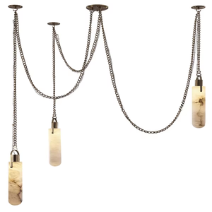 Lampadario di Lusso Italiano di Alta Gamma con Paralume in Alabastro, Finitura Dorata, per Soggiorno, Camera d'Albergo e Camera da Letto - Product Image 1