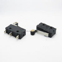 Micro-interrupteur à levier droit certifié ISO9001, marque KD, modèle MX-98, 3 bornes, 3A 125V AC SPST, noir, 100K, vente en gros
