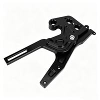 Kit de frein à pied hydraulique arrière en alliage d'aluminium CNC noir pour Sur-Ron Light Bee X Segway X260, prêt à être expédié, amélioration pour moto électrique tout-terrain