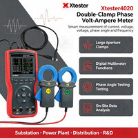 Xtester-4020 Testeur de batterie électronique numérique intelligent à double pince de grande précision et grand calibre, ampèremètre et voltmètre 09
