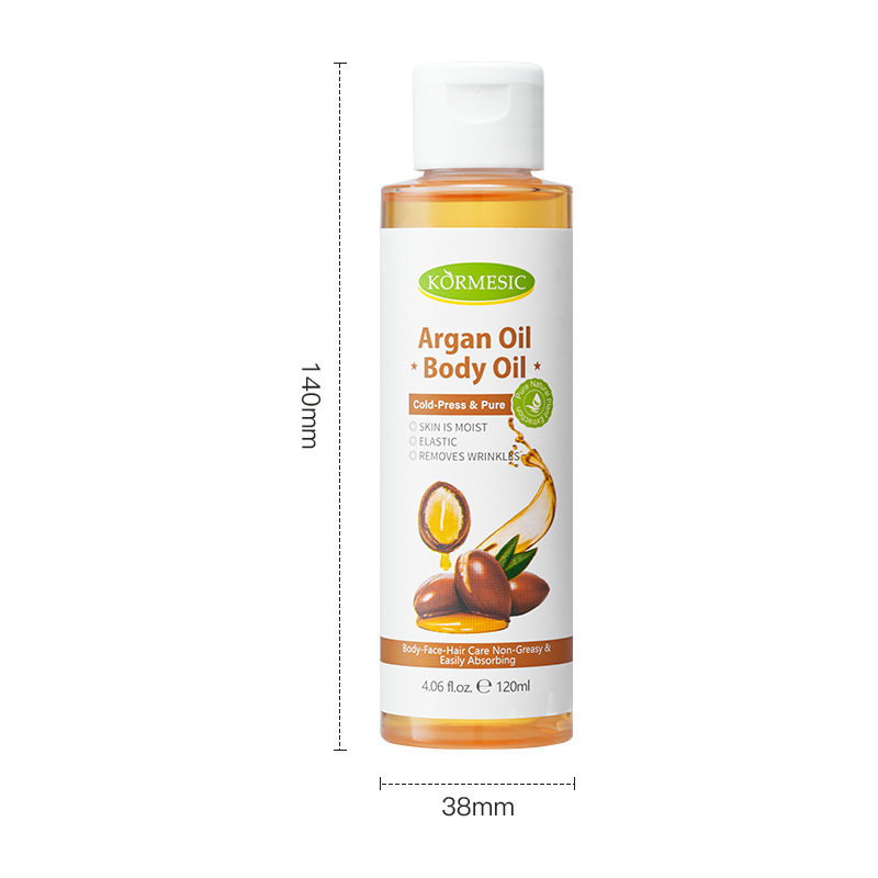 Huile de massage corps à l'huile d'argan 120ml