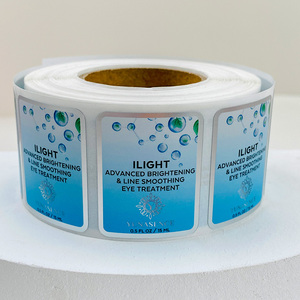High Quality Private <strong>Label</strong> Custom Bright Silver Waterproof Oil Proof <strong>Label</strong> Stickers for Skin <strong>Care</strong> Essential Oil <strong>Labels</strong> Sticker - Product Image 4