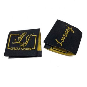 Garments Logo Custom T Shirt Clothing Textile Clothing Labeling Private Woven <b>Labels</b> for Clothing - Product Image 3