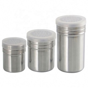 Stainless Steel Rotating Lids Design <b>Spice</b> Dispenser <b>Spice</b> Shaker Bottle Multi Function Cooking Pepper Salt <b>Jar</b> - Product Image 2