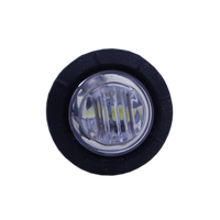 Mini phares LED couleur ambre, 3/4 pouces, 12v, deux lampes de dégagement latéral pour camion et remorque pour voiture