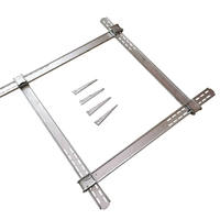 Colliers de serrage réglables pour coffrage en acier, surface galvanisée traitée thermiquement, installation facile, accessoires pour moules à béton
