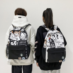 Sac à dos tendance imprimé pour étudiants, sac décontracté pour collégiens et lycéens, sac à dos de marque imprimé avec dessins animés pour étudiants - Product Image 2