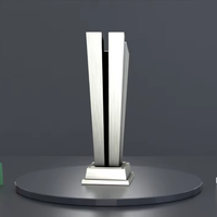 Ensemble cadeau personnalisé pour le 25e anniversaire Trophée en métal plaqué étain Technique de coulée artisanale Commémoration de 25 ans d'artisanat en métal