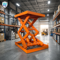 Table élévatrice hydraulique SY, plateforme à ciseaux fixe pour la manutention de matériaux en usine et entrepôt, le transfert et le chargement de marchandises