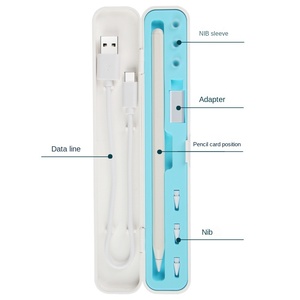 Étui de rangement en silicone <span class=keywords><strong>pour</strong></span> la deuxième génération de <span class=keywords><strong>Pencil</strong></span>, avec design antichoc <span class=keywords><strong>pour</strong></span> mobile/ordinateur/tablette - Product Image 2