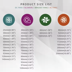 مروحة تبريد حاسوب صغيرة 25x25x7 بدون فرش 25 V تيار مستمر مروحة تدفق محوري 5/12V OEM ODM - Product Image 6