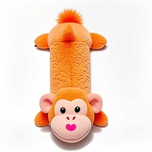 Jouet pour chien grinçant en peluche avec une forme animale amusante cochon singe hippopotame renard éléphant design - Product Image 2