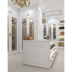Nouvelle Armoire Îlot Traditionnelle Autoportante Grande Capacité <span class=keywords><strong>en</strong></span> Laque, Luxe, Double Porte, Intégrée, Écologique, pour <span class=keywords><strong>Dressing</strong></span> - Product Image 4