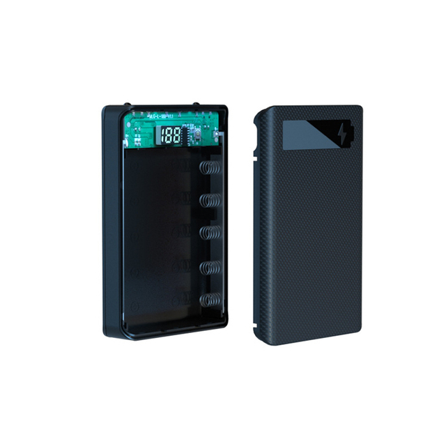 Detachable 18650 Power Bank Case LCD Display DIY 5*18650 Battery Case Power Bank Shell External Box Powerbank Protector