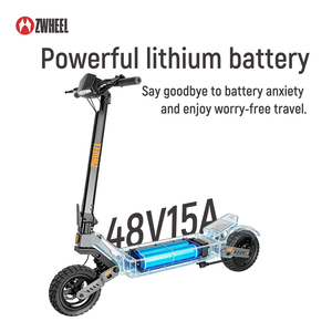 สกู๊ตเตอร์ไฟฟ้า ZSI1 มาพร้อมแบตเตอรี่ความจุสูง 48V15Ah ที่ให้ระยะทางวิ่ง 45 กม. เพื่อการเดินทางที่ไร้กังวล - Product Image 6