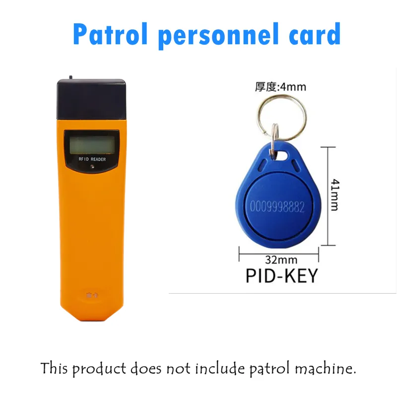 Cartão de identificação RFID para controle de acesso de proximidade de fábrica na China Smart Abs Rfid Keyfob Identificação