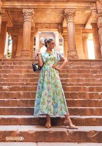 Meilleur prix de gros 2025, Kurti formel Artriddh Nx Melody Surat réversible pour femmes, vêtements indiens pakistanais, vente en gros en Inde - Product Image 6