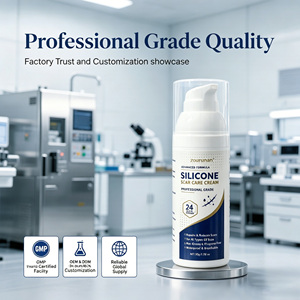 Crème cicatrisante au silicone professionnelle Zourunan 50g, formule avancée à efficacité <span class=keywords><strong>24H</strong></span>, gel de réparation rapide pour les cicatrices chirurgicales, d'acné, de brûlures et corporelles - Product Image 5