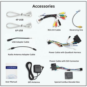 HD đa phương tiện IPS 8 inch Car Stereo đài phát thanh GPS Carplay DSP Android cho VW Passat MK5 MK6 Jetta Golf Polo - Product Image 5