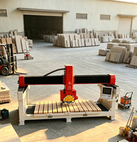 Scie à pierre ZEUS 5+1 axes pour marbre, granit, carrelage, moteur puissant 15+7,5 kW, haute sécurité, télécommande, 380V/220V, longueur maximale 3200 mm