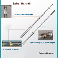 Vente d'usine Barres mobiles réglables pour triceps inégaux, barre d'extension pectorale, poignées de barre d'haltères pour l'exercice