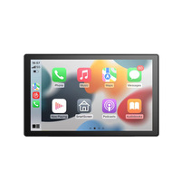 Lecteur multimédia portable pour voiture 9 pouces avec CarPlay sans fil, Bluetooth, caméra de recul HD, navigation GPS et moniteur automobile