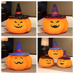 Chapeaux en peluche amusants et créatifs pour enfants et adultes, déguisements de citrouille pour Halloween, décorations et cadeaux - Product Image 5