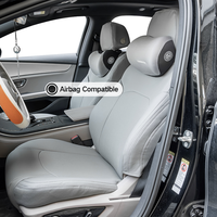 Fundas de Asiento de Coche Personalizadas de Cuero Sintético de Alta Calidad 360 °   Protector de Asiento Compatible con Airbag de Protección Completa para Tesla y BYD